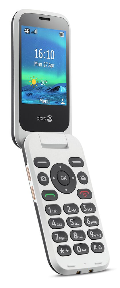 Doro 6881 g Black, White Feature phone