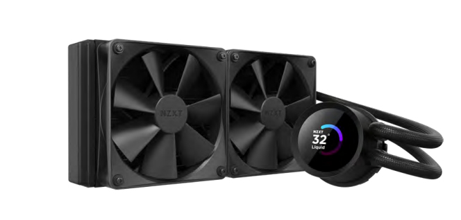 NZXT Kraken Processor pc(s) cooler 240 liquid cm 12 1 Black All-in-one